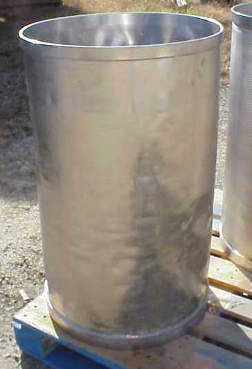 ***SOLD**** Qty (2) Each: Used 55 Gallon, Stainless Steel drums, 22
