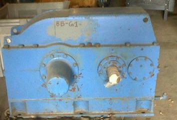 Falk gearbox model 2125Y1A. Ratio 5.619:1, RPM input 870, RPM output 154.8. Rated for 300 HP. s/n 6-765305-01 (no motor available).