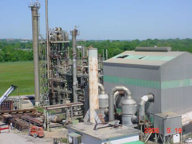 **SOLD**UREA PLANT FOR SALE. Rated 700 TPD.  Originally designed to produce 600 short tons per day of Urea in the form of Granules.  Constructed by C&I Girdler in 1973/74. The synthesis and recovery sections utilize the Snam-progetti Process Design.  The finishing section employs the C&I Gridler-Cominco Spherodizer Granulation Process. Total Recycle Design.
The Granulation Process was shut down in 1991, but the plant continued producing 700T/D of liquid Urea.  The remainder of the plant was run until 2003 producing liquid Urea. Unit is match marked, dismantled and ready to load.  Loading cost is additional. SOLD SOLD