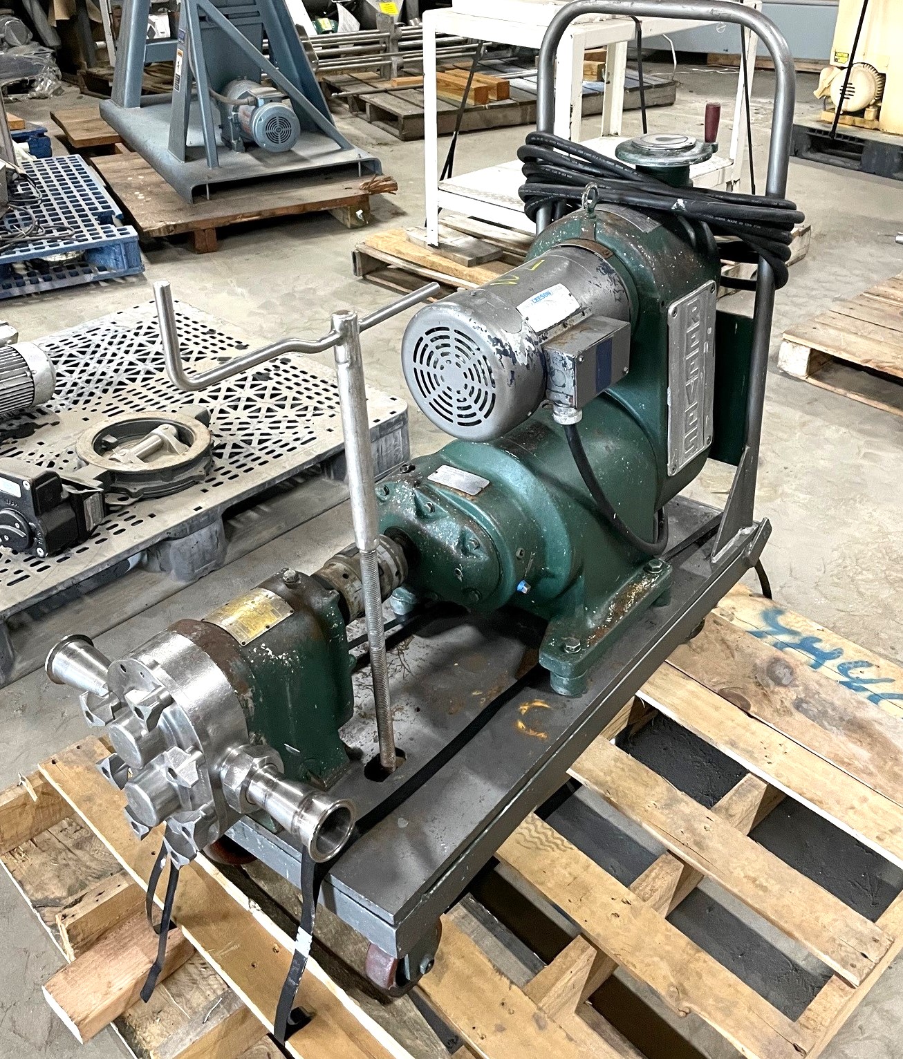 ***SOLD*** used Waukesha 25 Rotary Lobe Positive Displacement Pump. 1.5
