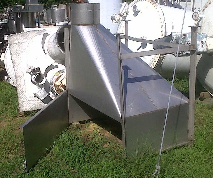 Stainless Steel hopper.  Unit is 52
