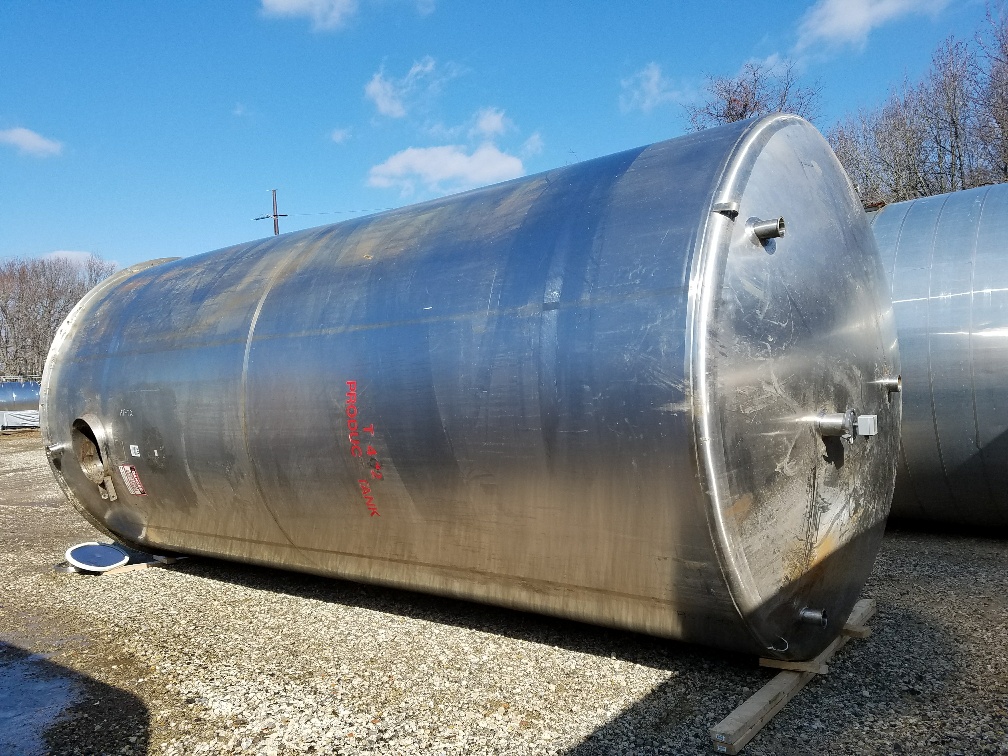 8,500 gallon 316 stainless steel storage tank for sale - EcReCoN