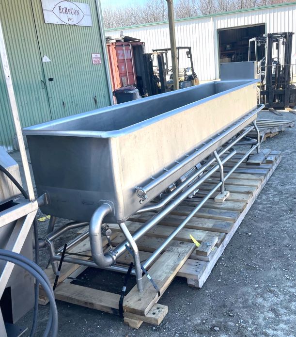 ***SOLD*** Used Ecolab Clean out of Place (COP) Tank with Heater and Pump. 146
