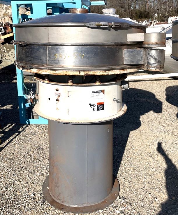 used 60 Inch Sweco Screener Model XS60S1810.  Stainless Steel Decks. Approx 83